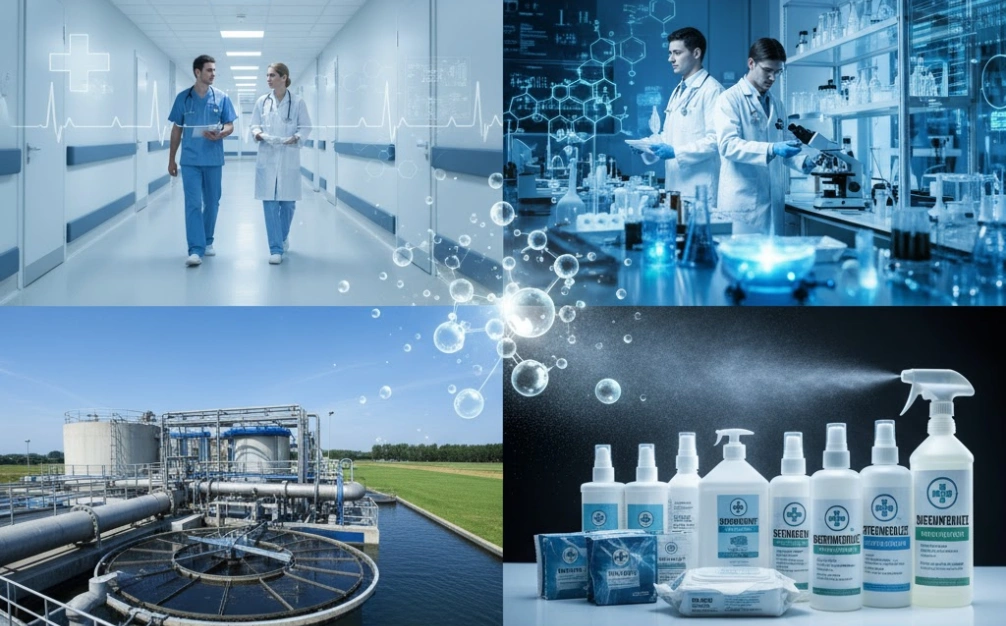 Public Health & Medical，Water Treatment，Food & Beverage Industry，Aquaculture & Veterinary